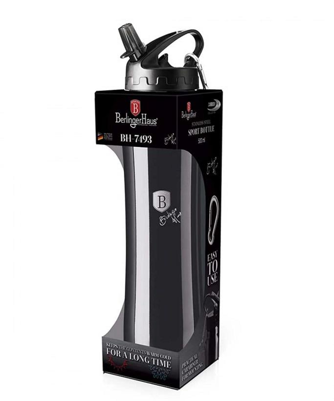 Термобутылка Berlinger Haus Carbon Pro BH-7493 500 мл (255460) - фото 3 Термобутылка Berlinger Haus Carbon Pro BH-7493 500 мл (255460) - фото 3