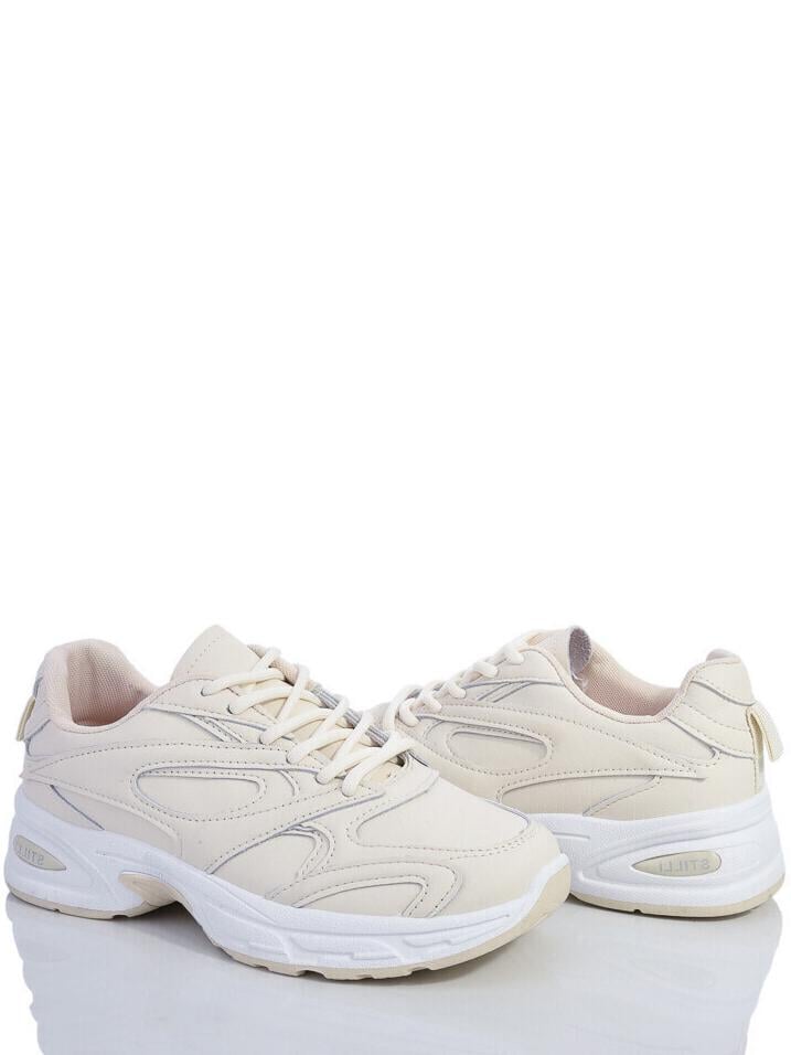 Кроссовки кожаные Stilli MNNN10-3 р. 41 Бежевый