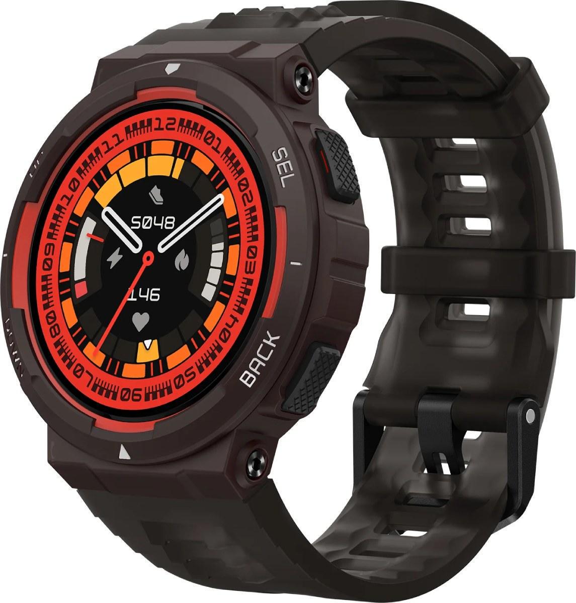 Смарт-годинник Amazfit Active Edge Lava Black (2341213928)