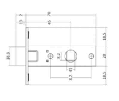 Защелка Class C-03B Ni Kevlar Никель (100) - фото 2 Защелка Class C-03B Ni Kevlar Никель (100) - фото 2