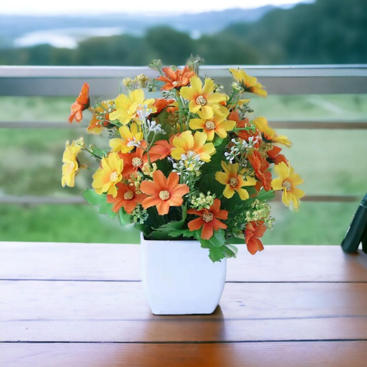 Искусственный цветок в горшке 20х15 см (23819793)