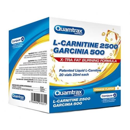 Жироспалювач Quamtrax L-Сarnitine 2500 Garcinia 500 Orange 20x25 мл (00000035853)