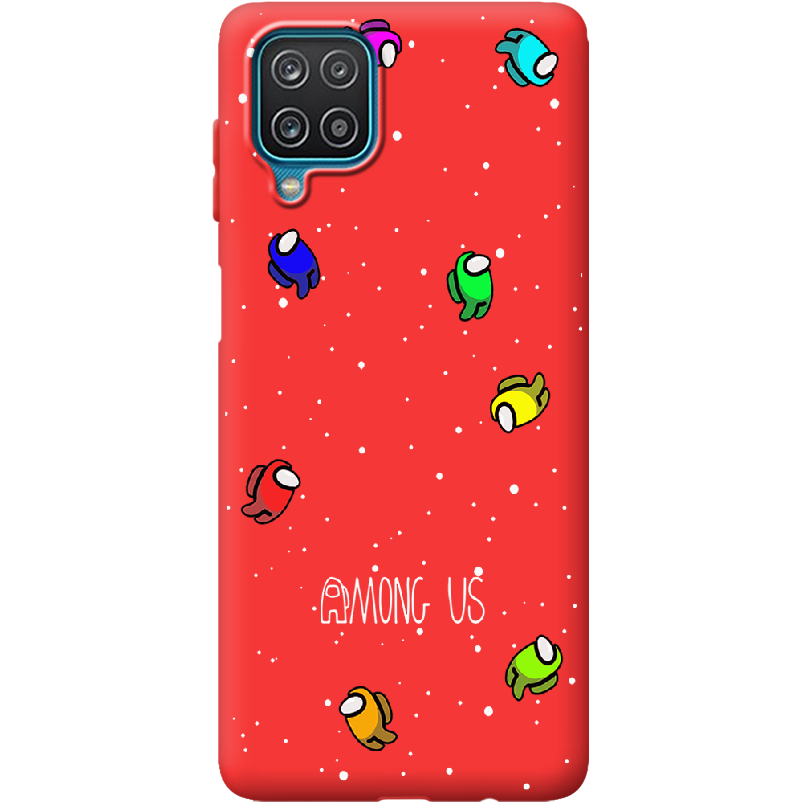 Чехол BoxFace Samsung A125 Galaxy A12 Among Us Invisible Красный силикон (41506-bk76-41673)