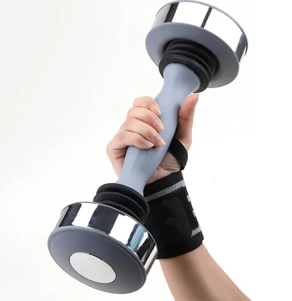 Гантель для фитнеса Supretto Shake Weight 1,1 кг (00365) - фото 1