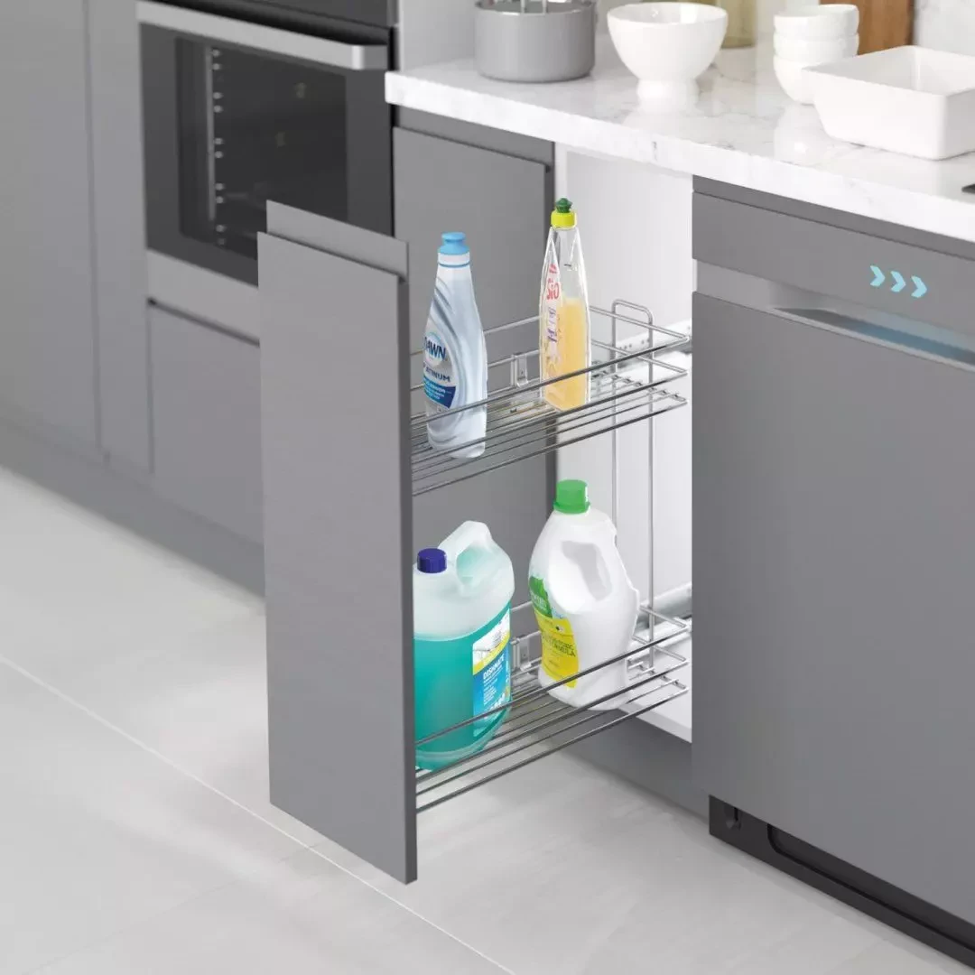 Карго Starax Хром правое с тандемом Blum с дотяжкой Blum п/в 300 мм Хром (S-2222-R)