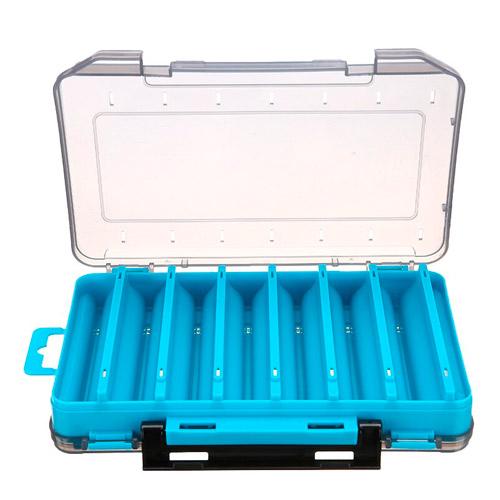 Коробка органайзер двухсторонняя для снастей 14 ячеек 195x130x37 мм Синий (4918-ae96d) - фото 2 Коробка органайзер двухсторонняя для снастей 14 ячеек 195x130x37 мм Синий (4918-ae96d) - фото 2