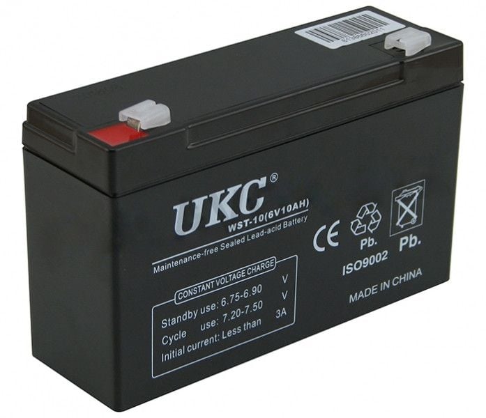 Аккумулятор UKC Battery 6 V 10 A (2542119666)