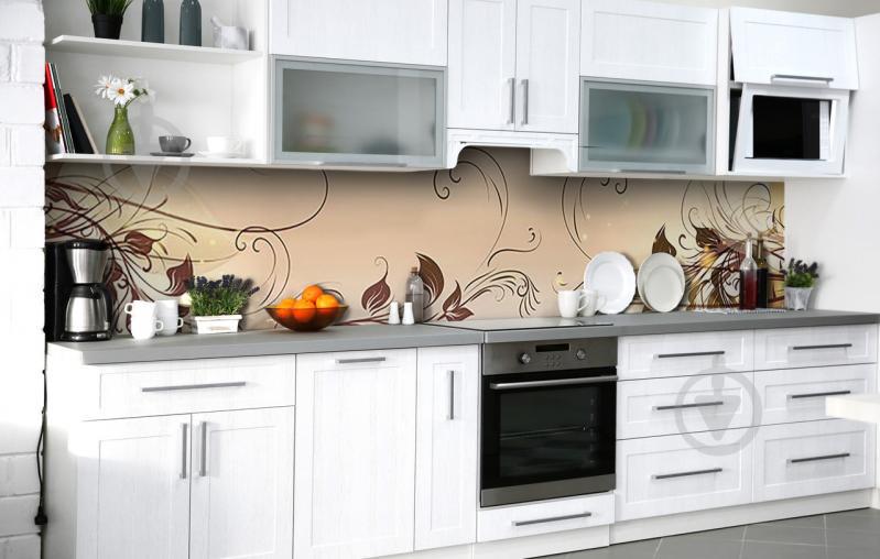 Скинали на кухню Zatarga «Фантазии летнего вечера» 600х2500 мм виниловая 3Д наклейка кухонный фартук Скинали на кухню Zatarga «Фантазии летнего вечера» 600х2500 мм виниловая 3Д наклейка кухонный фартук