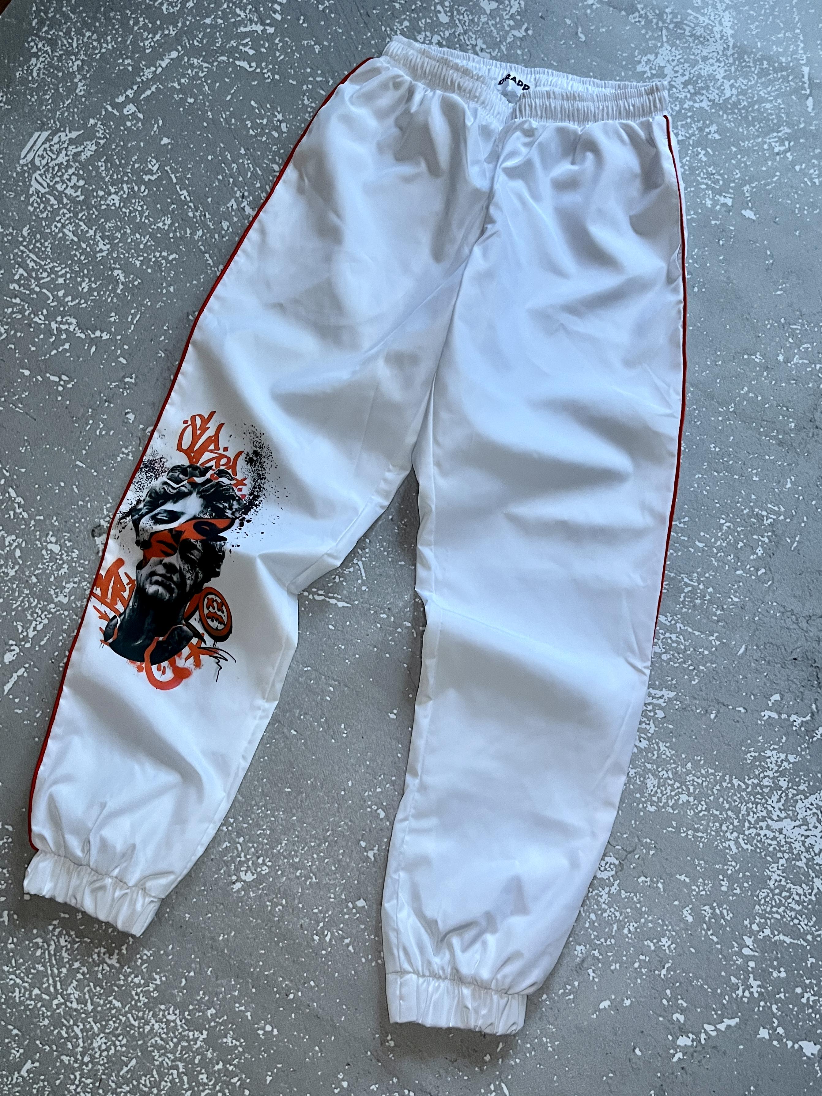 Спортивні штани 12-249 XXL Білий (43425)