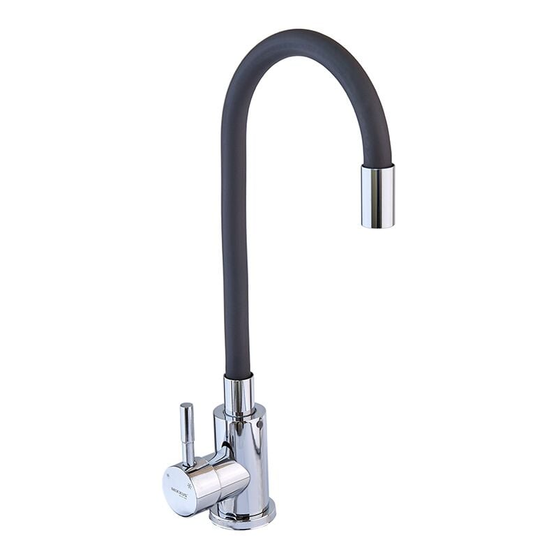 Смеситель для кухни MIXXUS SUS-011 Chrome Refl.Black нержавеющая сталь (MI6223)
