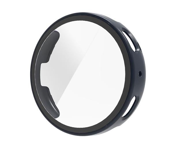 Чехол с защитным стеклом Protective Cover with Glass для Amazfit Active Max Темно-синий