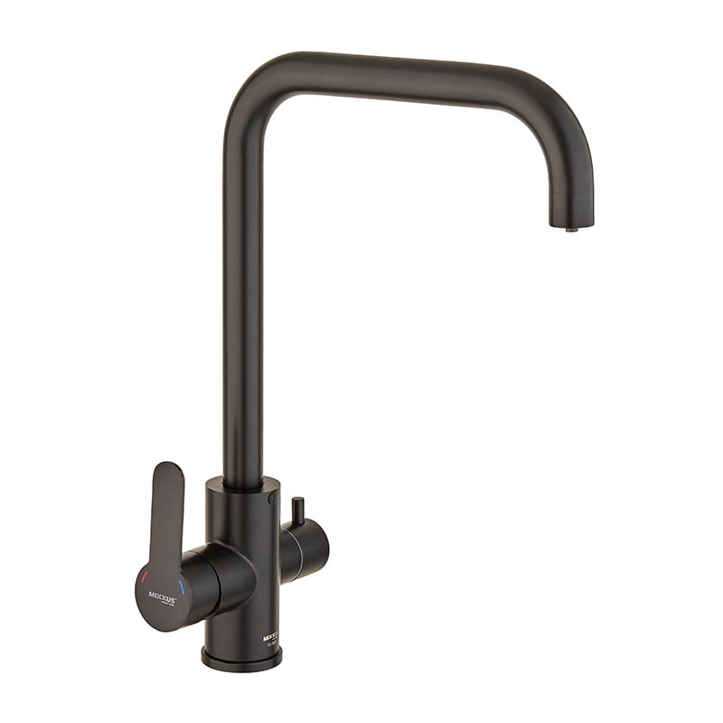 Смеситель для кухни MIXXUS DAX-021-G нержавеющая сталь Black (MI6078)