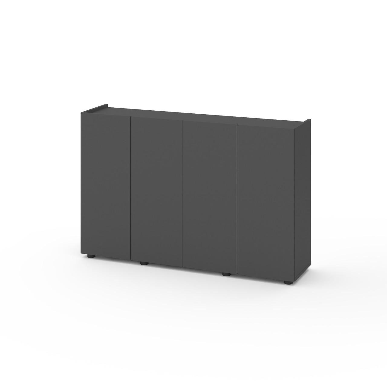Комод Metkas Home B020 ЛДСП 1400x350x920 мм Антрацитовый