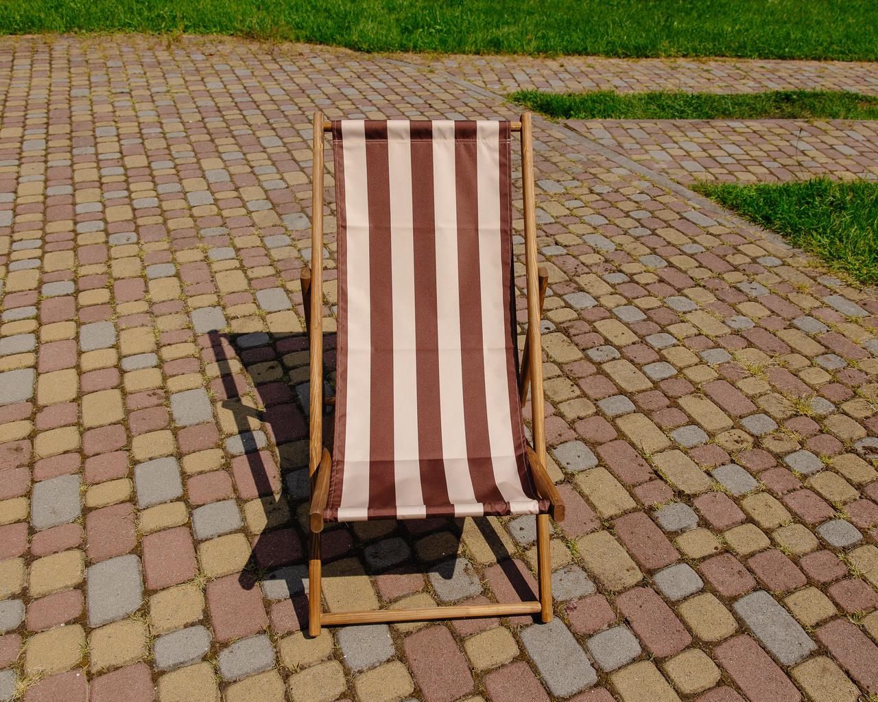 Шезлонг для дачи тканевый XRmaster Коричневый/Кофейный (КШ-004/1) - фото 3 Шезлонг для дачи тканевый XRmaster Коричневый/Кофейный (КШ-004/1) - фото 3