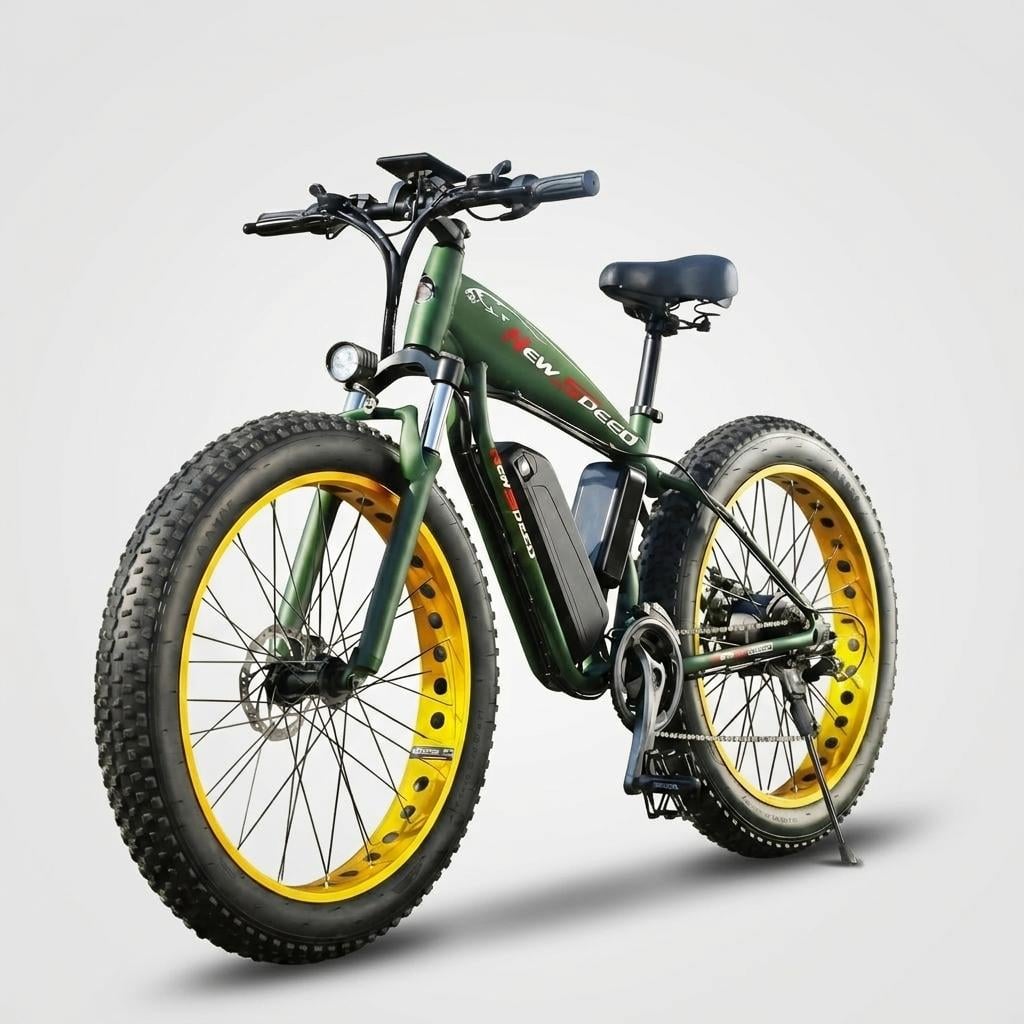 Электровелосипед New Speed ​​1000W 48V 17 Ah 26x4" Хаки (73473)