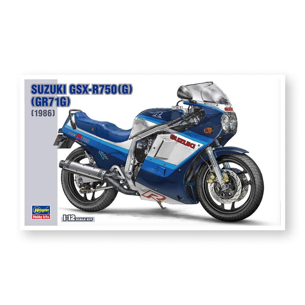 Збірна модель мотоцикла - SUZUKI GSX-R750(G)(GR71G) - Hasegawa 21507