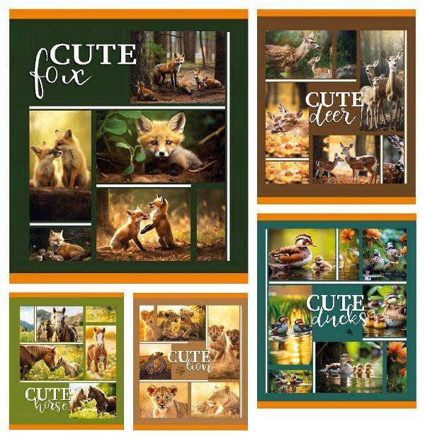 Зошити учнівські Тетрада 41508 Cute friends 48 арк. 10 шт. в уп. (MTT-183979) Зошити учнівські Тетрада 41508 Cute friends 48 арк. 10 шт. в уп. (MTT-183979)