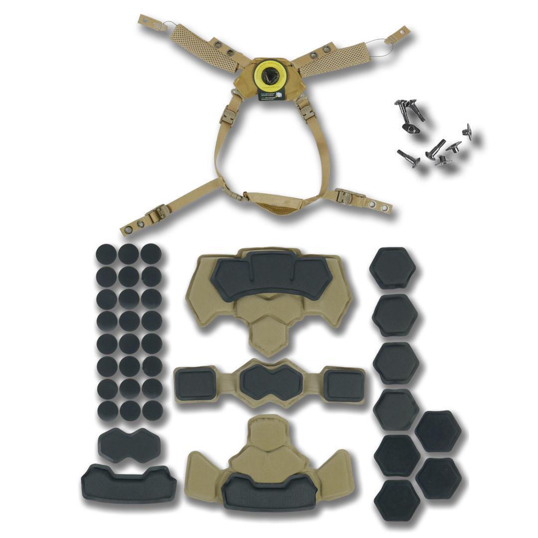 Підвісна система з подушками для шолома Team Wendy Cam Fit R GEN.4 Койот