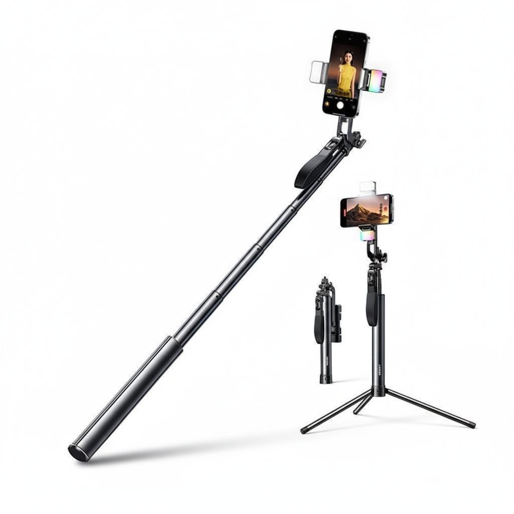 Монопод телескопічний Ugreen 170 см алюмінієвий 1/4 Чорний (45681) - фото 18 Монопод телескопічний Ugreen 170 см алюмінієвий 1/4 Чорний (45681) - фото 18