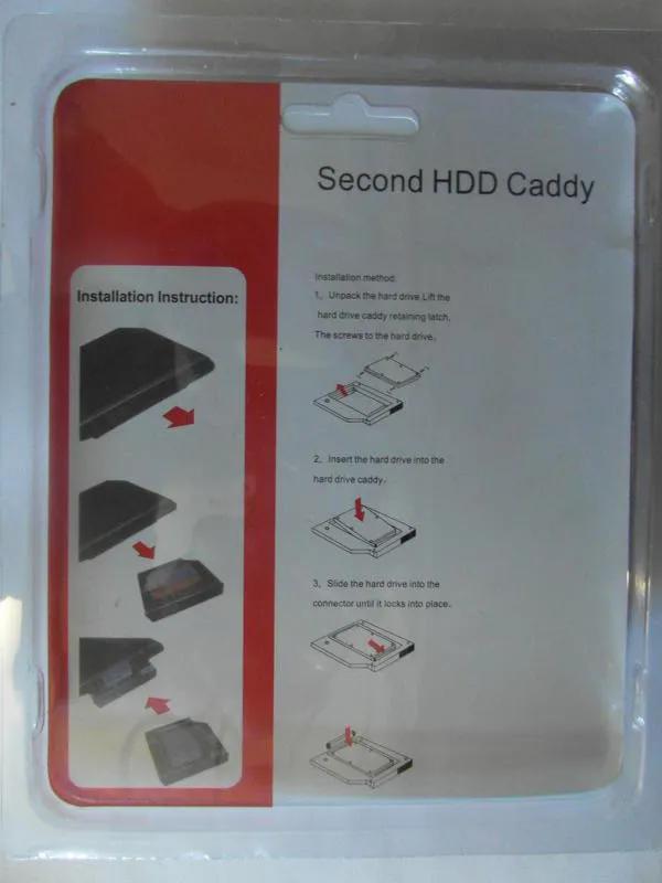 Карман для ноутбука Second HDD Caddy 9,5 мм (00014) - фото 3