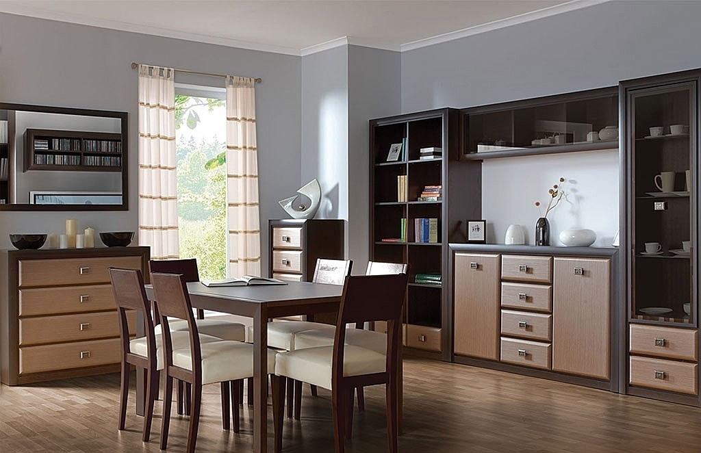 Тумба в вітальню Gerbor Коен KOM4D ДСП/МДФ Венге - фото 3