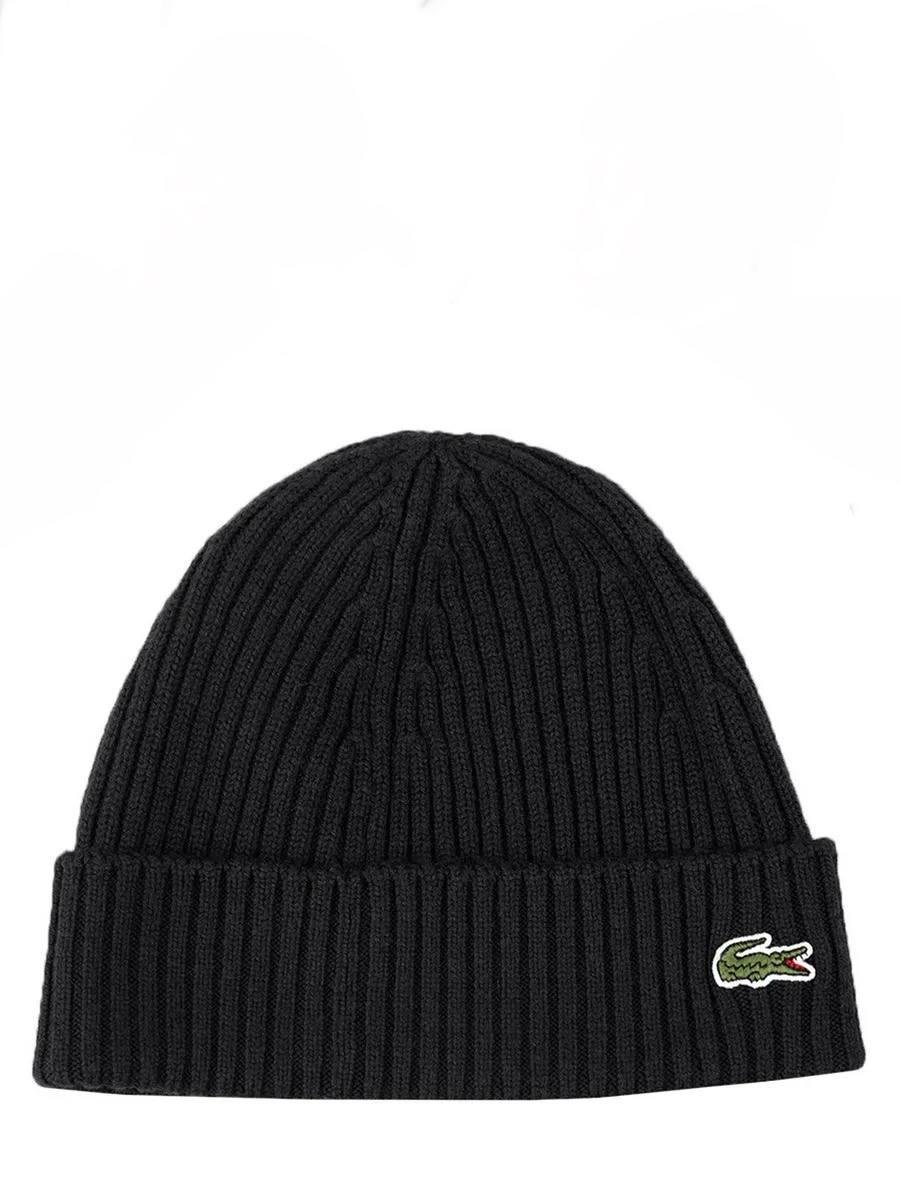 Шапка мужская Lacoste (HAT-LAC-001-BLK)