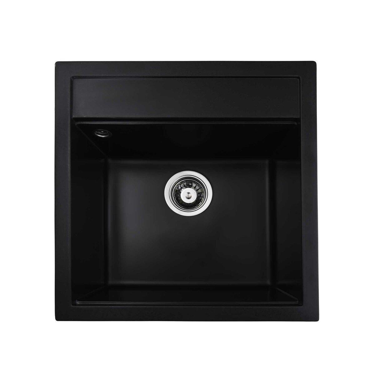 Мойка для кухни гранитная Platinum 5149 FIESTA Черный (PLTM-SP000026583) Мойка для кухни гранитная Platinum 5149 FIESTA Черный (PLTM-SP000026583)