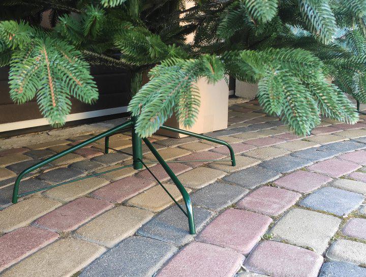 Ялинка лита Швейцарська штучна зелена 150 см з підставкою в коробці (26313373) - фото 2