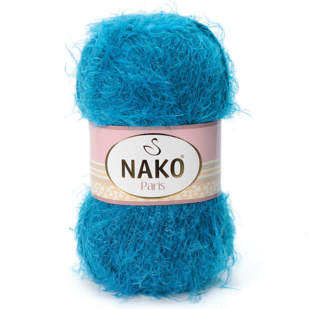 Пряжа Nako Paris 10328 петрольная (2570)