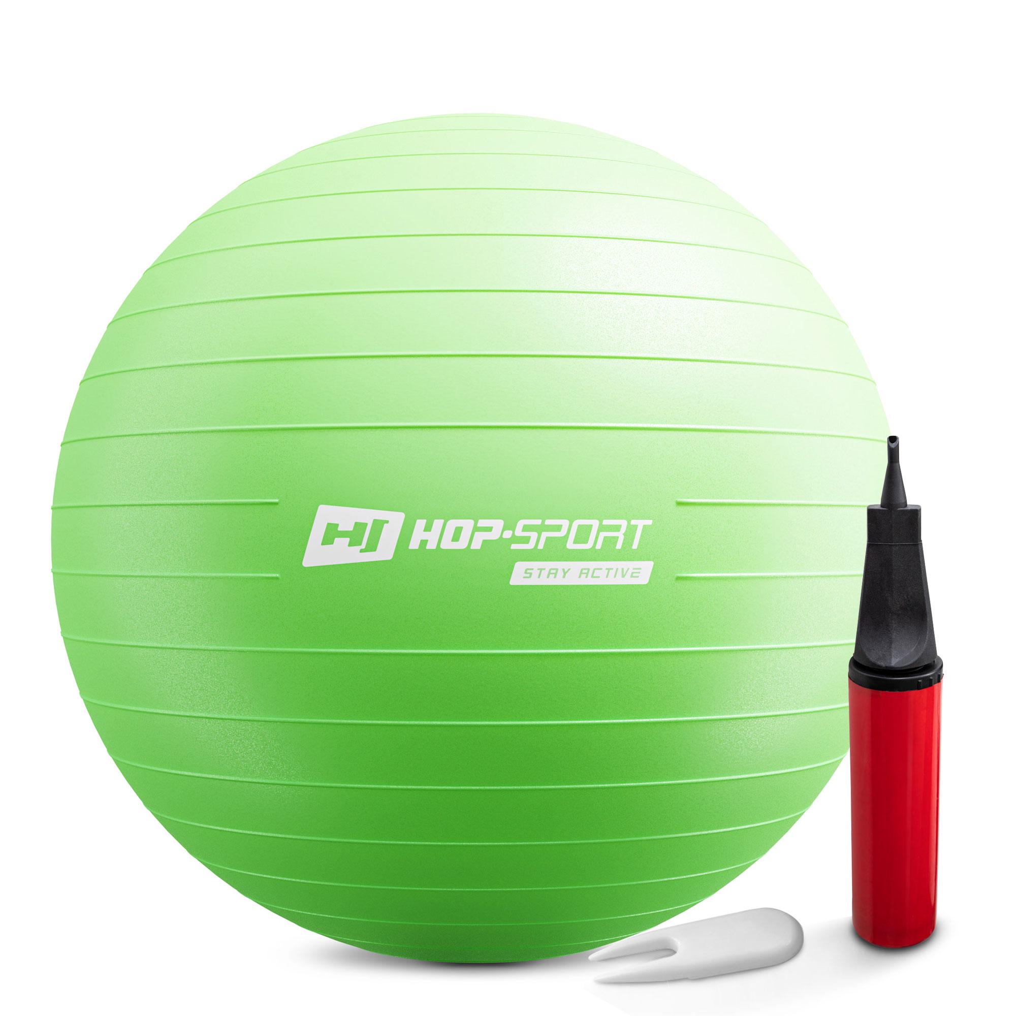 Фитбол Hop-Sport 65 см + насос Зеленый (2186) Фитбол Hop-Sport 65 см + насос Зеленый (2186)