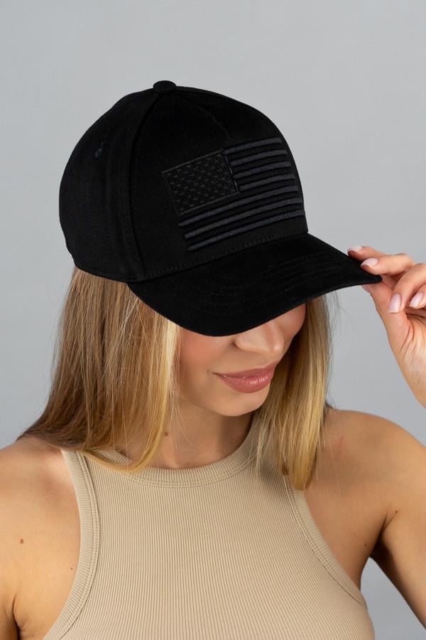 Кепка-трекерка Braxton Американський прапор унисекс Черный (1531)