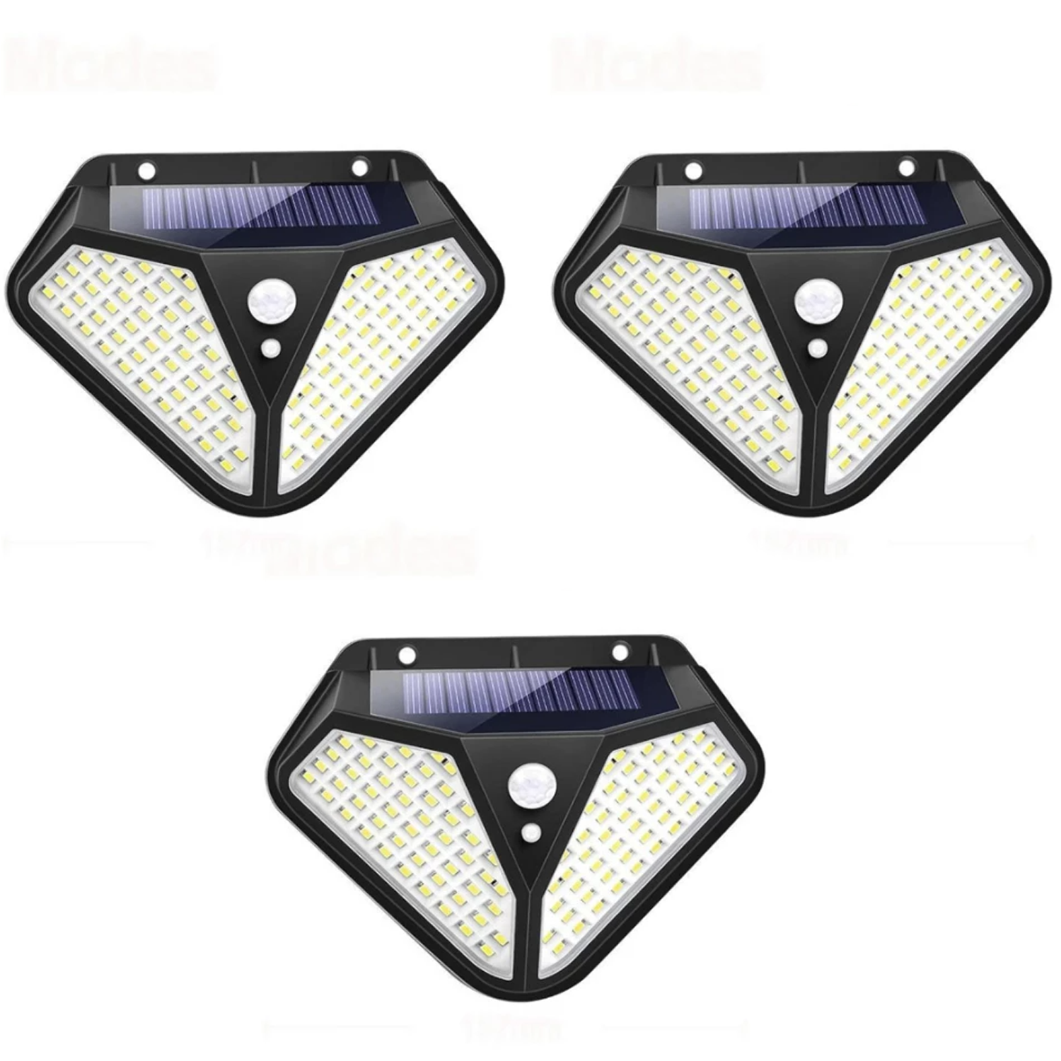 Уличный LED фонарь Solar на солнечной батарее с датчиком движения 3 шт. (70c877c5)