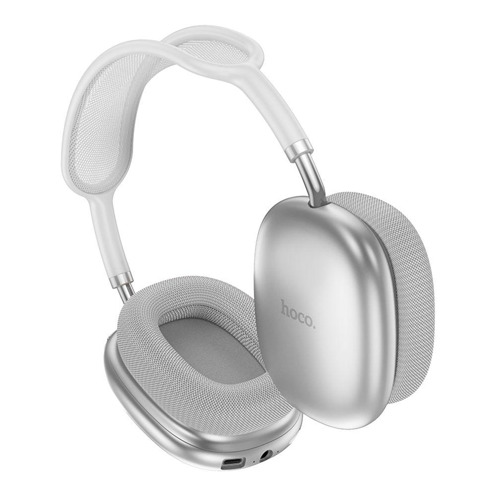 Наушники беспроводные Hoco W55 Серебряный - фото 2 Наушники беспроводные Hoco W55 Серебряный - фото 2