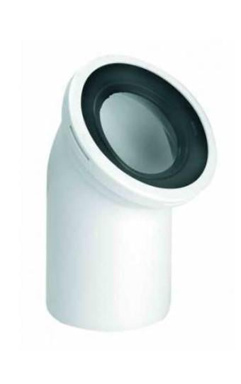 Коліно для унітазу Mcalpine 160 мм під кутом 45 без ущільнювача (WCE-CON16) Коліно для унітазу Mcalpine 160 мм під кутом 45 без ущільнювача (WCE-CON16)