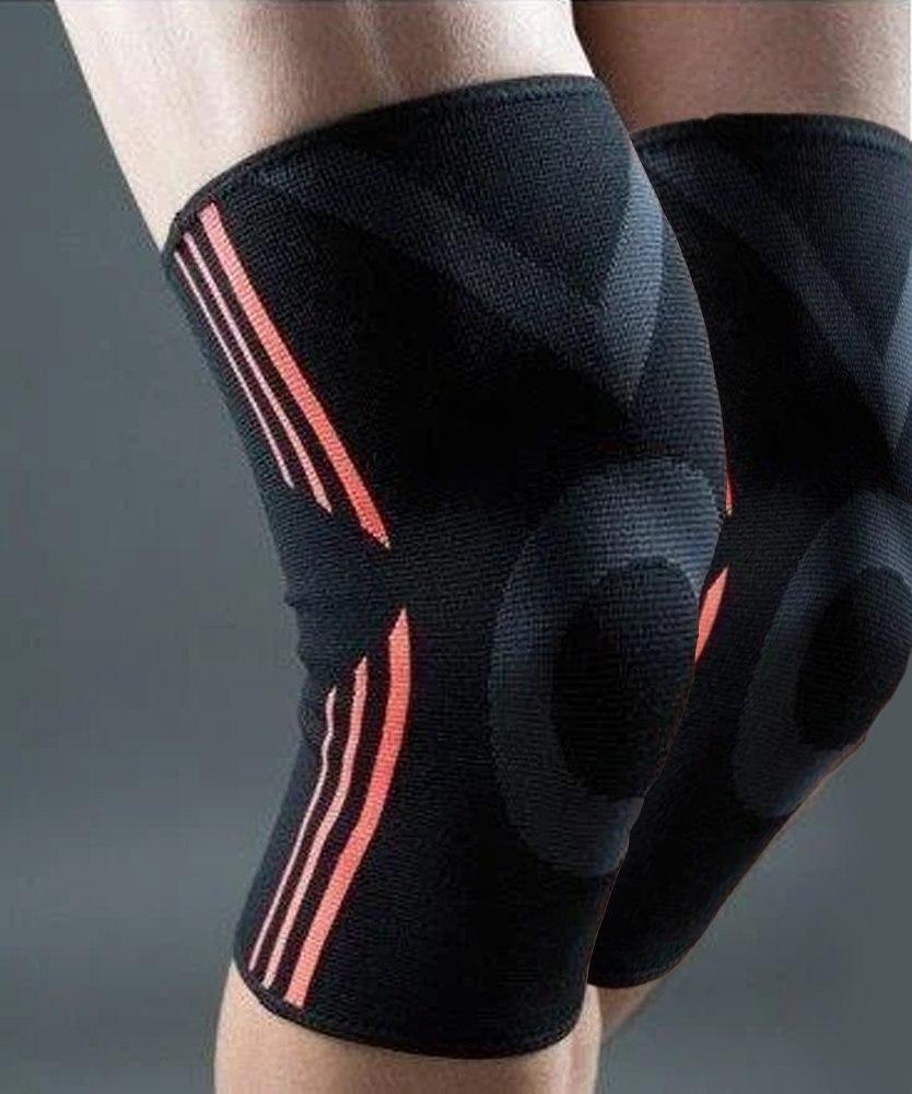 Наколінники спортивні Power System Knee Support Evo PS-6021 XL Black/Orange - фото 3