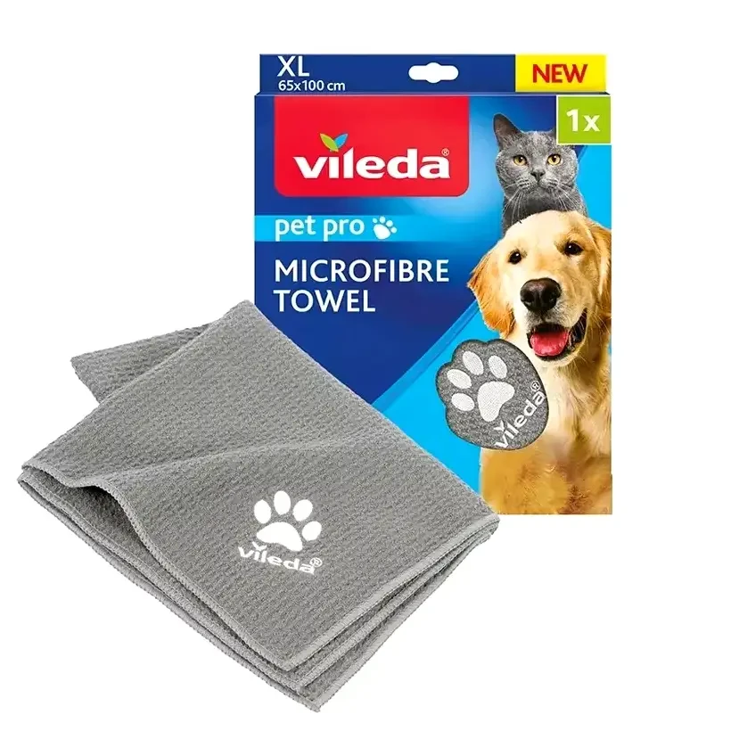 Полотенце из микрофибры для домашних животных Vileda Pet Pro M 45х70 см
