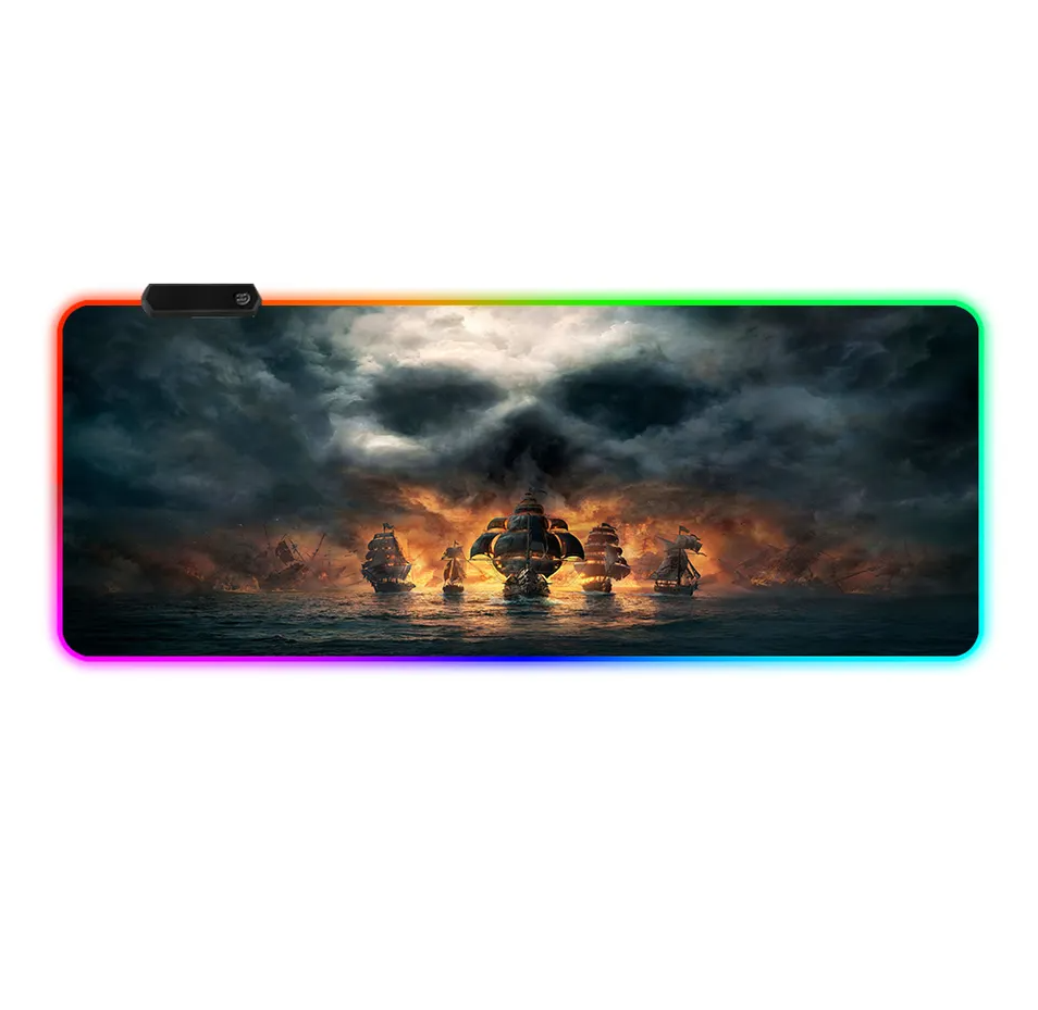 Коврик для мыши с подсветкой RGB Pirates Speed 800x300x4 мм (80043)