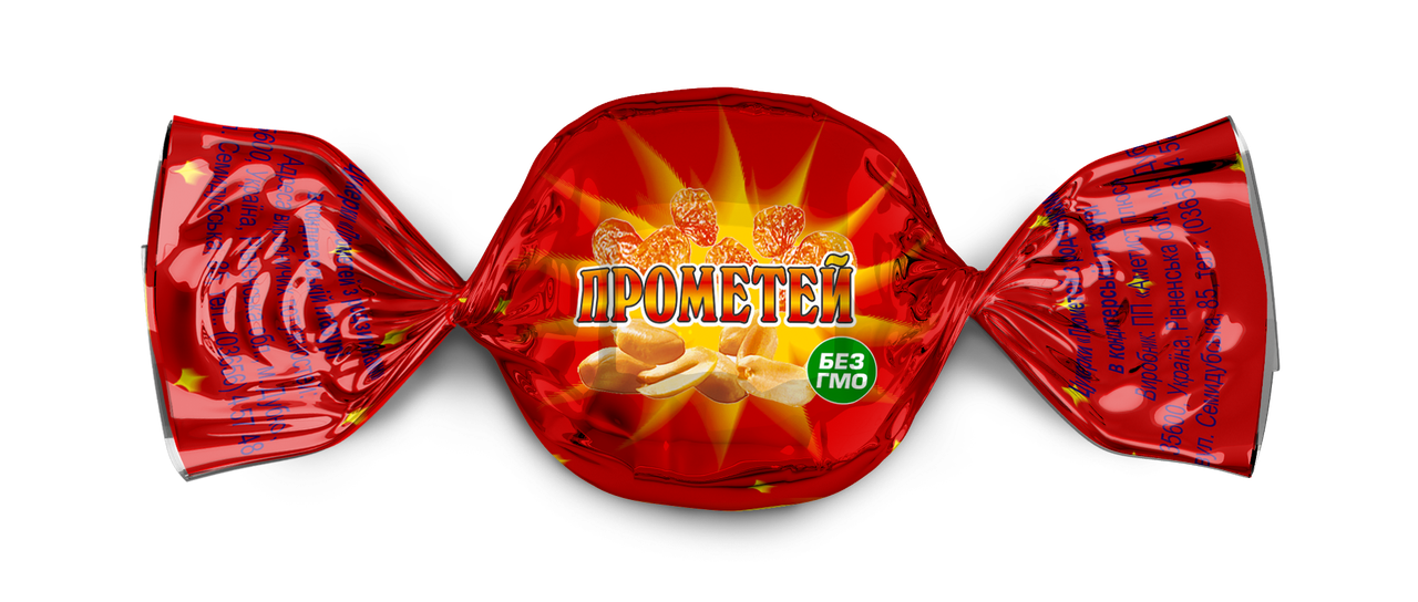 Цукерки Аметист Плюс Прометей з родзинками 500 г (213796)