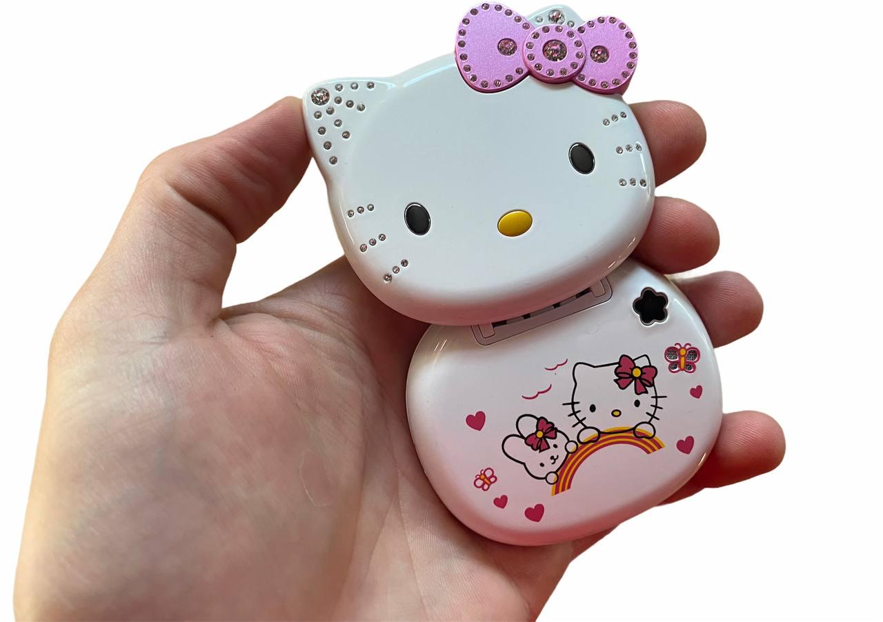 ᐉ Детский мини мобильный телефон Hello Kitty GSM 900/1800Мгц Белый • Купить  в Киеве, Украине • Лучшая цена в Эпицентр