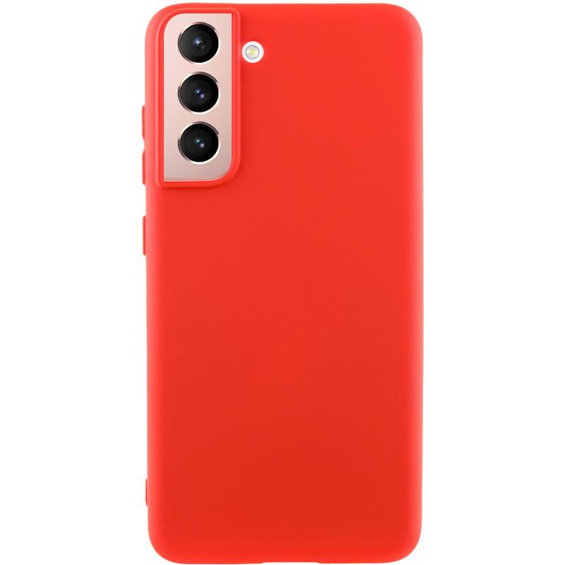 Противоударный чехол Silicone Cover Lakshmi Full Camera (AA) для Samsung Galaxy S21 Red