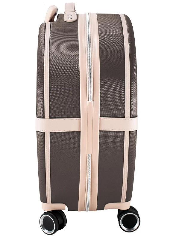 Валіза SEMI LINE T5673-3 24" M Brown/Pink Cream (52954) - фото 6 Валіза SEMI LINE T5673-3 24" M Brown/Pink Cream (52954) - фото 6