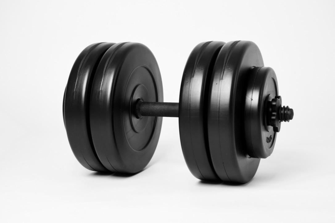 Гантель регулируемая WCG наборные диски Ø30 мм гриф 45 см 23 кг - фото 1 Гантель регулируемая WCG наборные диски Ø30 мм гриф 45 см 23 кг - фото 1