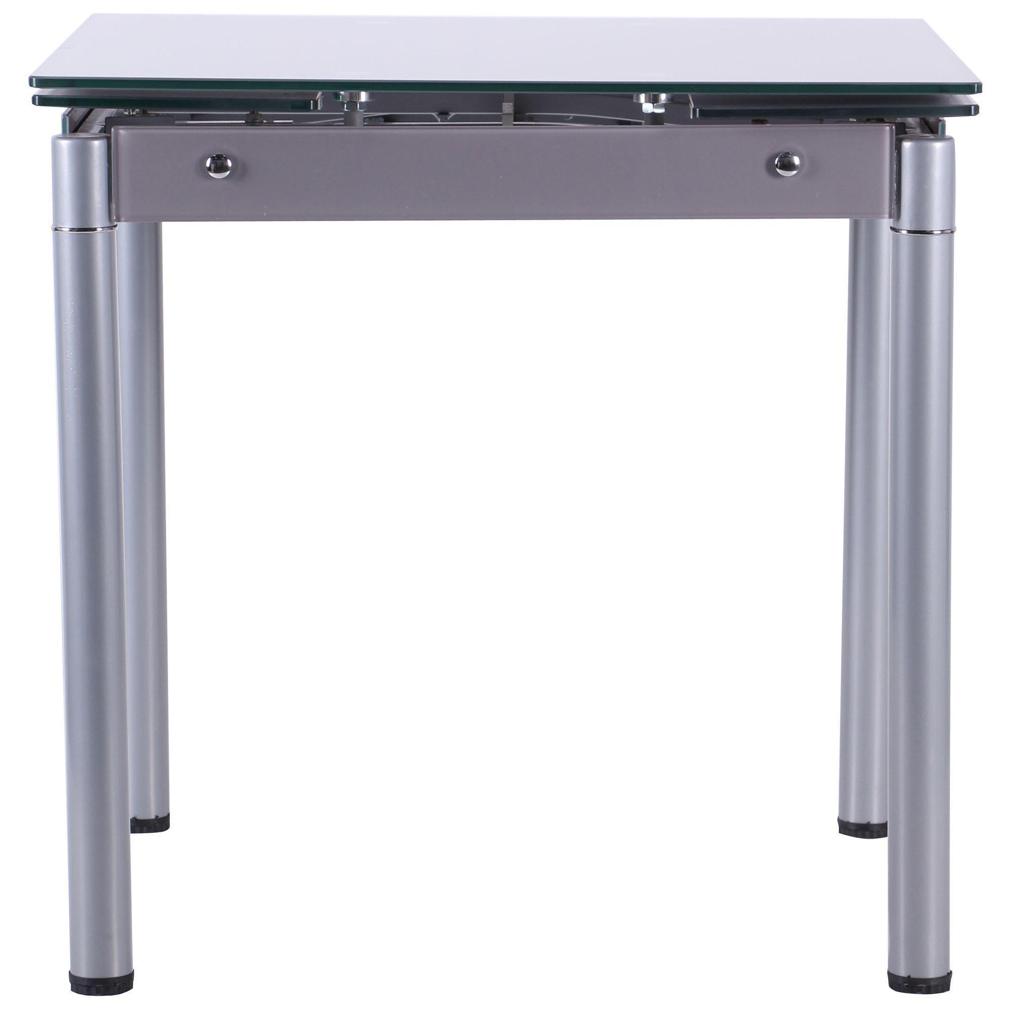 Обідній стіл AMF Челсі 750+450х700х760 сталь Сірий/Платина - фото 5 Обідній стіл AMF Челсі 750+450х700х760 сталь Сірий/Платина - фото 5