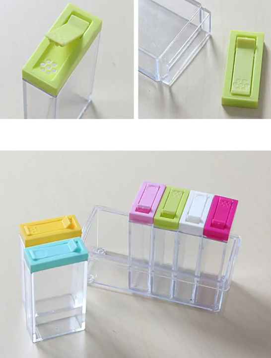 Набор емкостей для специй Seasoning Six Piece Set 6 баночек - фото 2 Набор емкостей для специй Seasoning Six Piece Set 6 баночек - фото 2