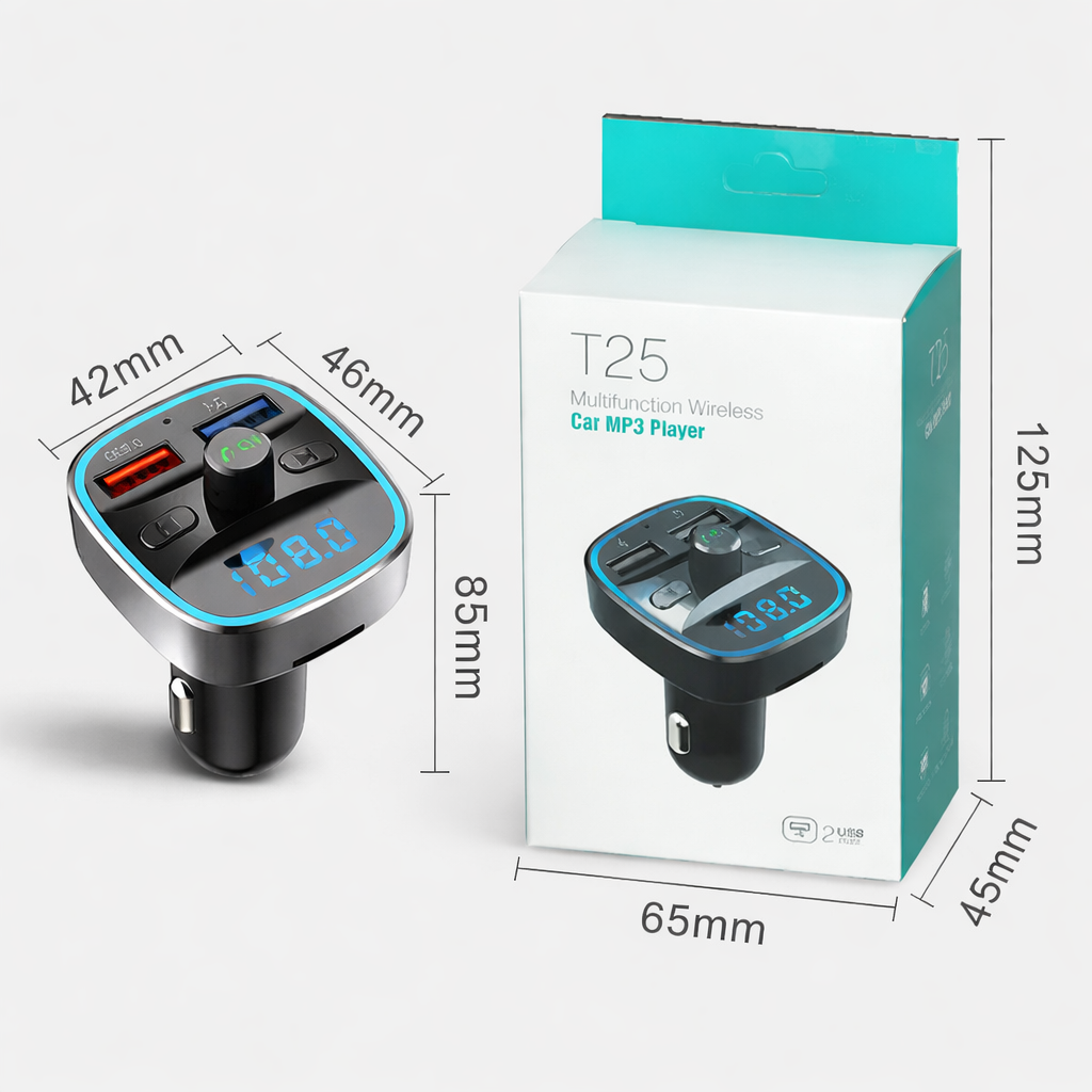 Модулятор для автомобиля с bluetooth 3в1 - фото 4
