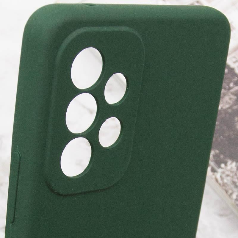 Протиударний Чохол Silicone Cover Lakshmi Full Camera (AAA) для Samsung Galaxy A73 5G Зелений / Cyprus Green - фото 6