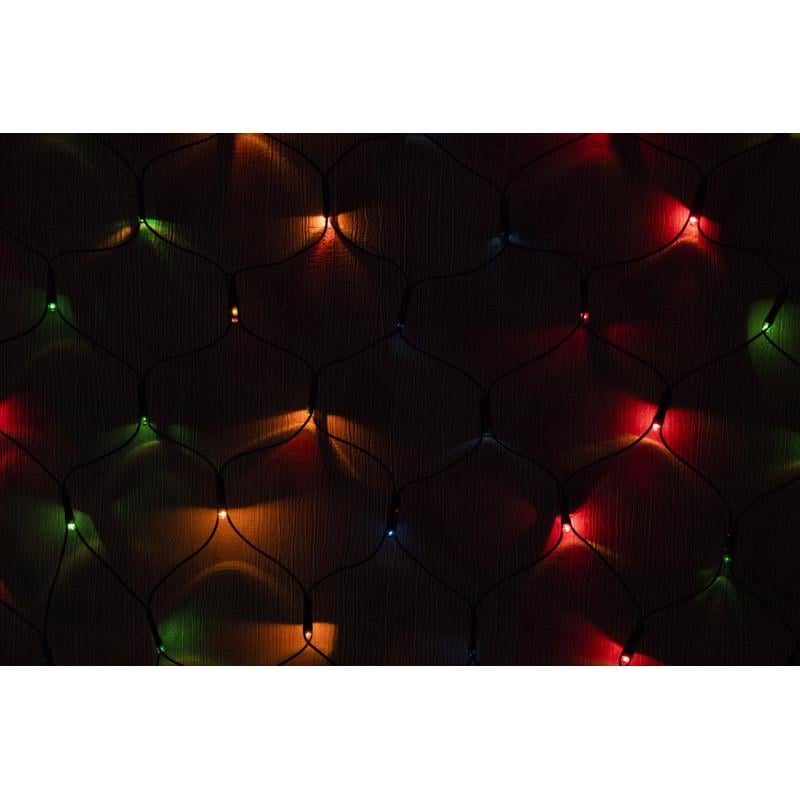 Гірлянда сітка з лампочками розжарювання 2x1 м 320 шт. RGB IP20 (050321)