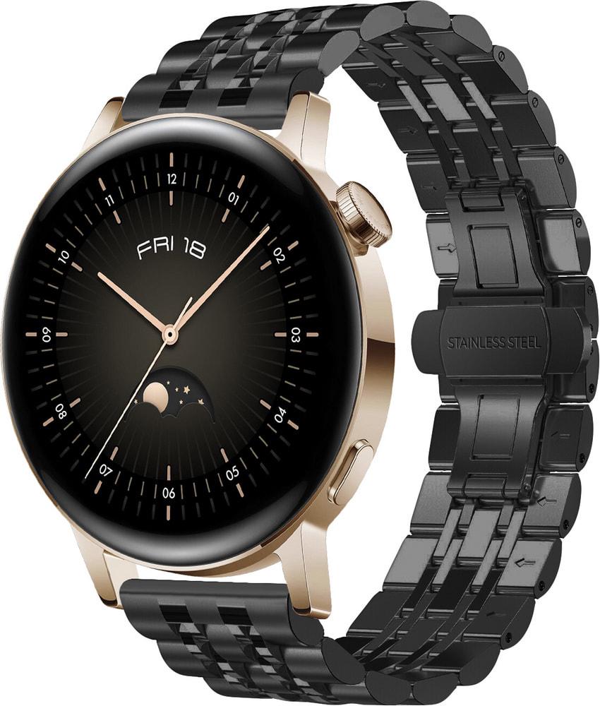 Браслет металлический Spinye для Huawei Watch GT3 42 мм Black (29177-2B)