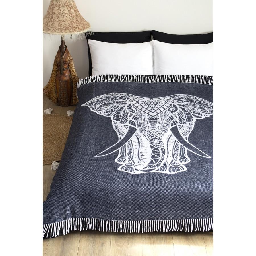 Плед Lotus Zeus Elephant 140x200 см Антрацит (svt-2000022241403)