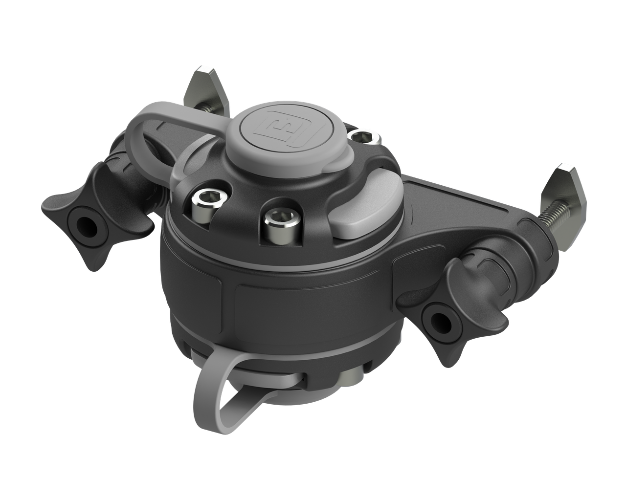 Монтажна система Borika FASTen FMa-2 з двома замками для кріплення аксесуарів на профілі з Т-пазом Чорно-сірий (01.01.013.04.01)